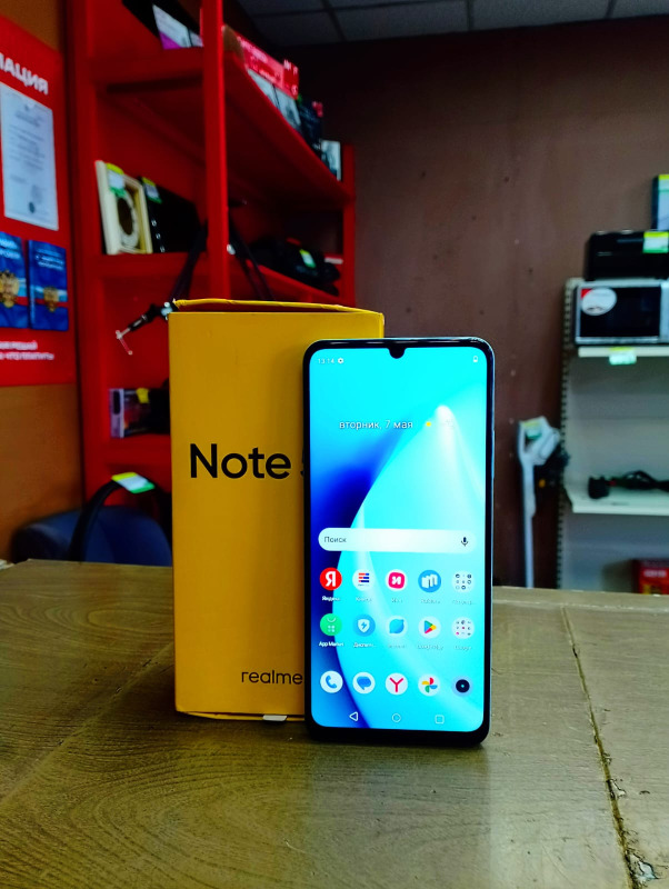 Смартфон realme Note 50, 64 ГБ, голубой, 4 ГБ, Мобильные телефоны,  Прокопьевск